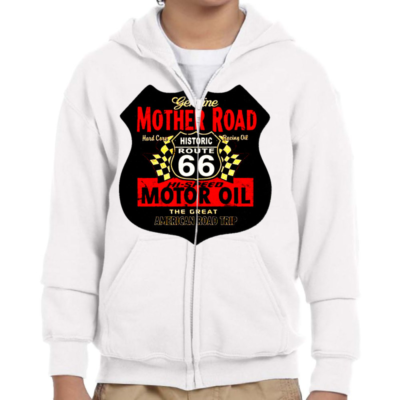 Classic Cars Hot Rod Youth Zipper Hoodie by zig street | Artistshot