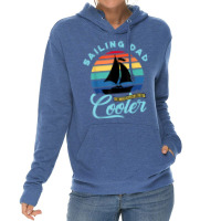 Mens Sailing Dad   Sailboat Sail Boating Captain Sailing Yacht T Shirt Lightweight Hoodie | Artistshot