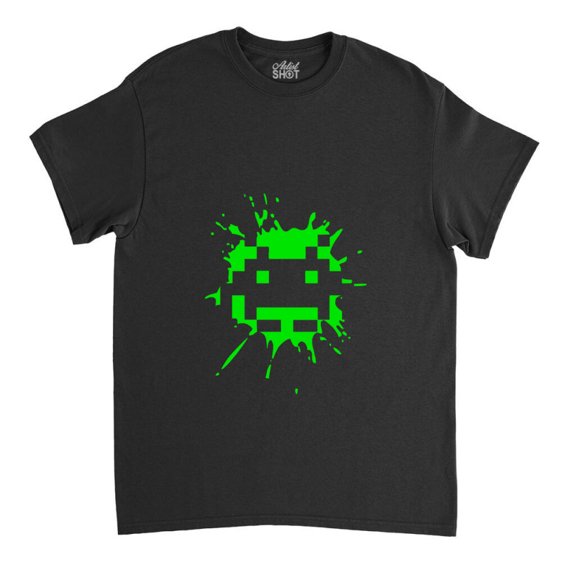 Space Invader 2 Splat Classic T-shirt by SBuyArt | Artistshot