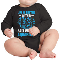 Saltwater Aquarium & Fishkeeping Gifts T Shirt Long Sleeve Baby Bodysuit | Artistshot