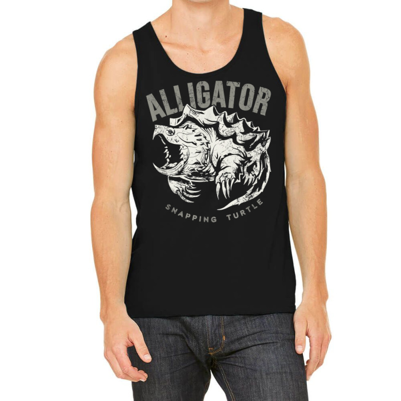 Alligator Snapping Turtle, Vintage Design For Reptile Lovers T Shirt Tank Top | Artistshot