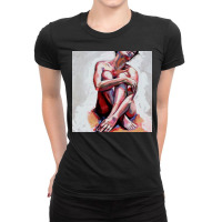 Fire, Hands, Paranoia, Relationship, Angel, Wing, Wings, Winged, Deter Ladies Fitted T-shirt | Artistshot