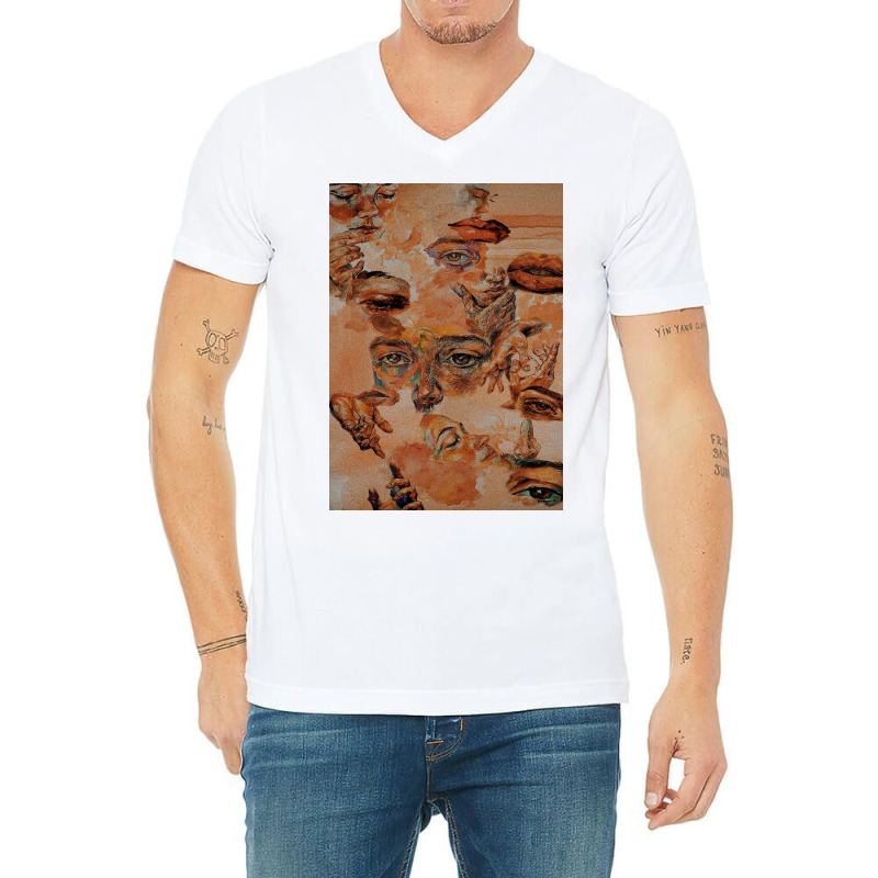 Violent, Emptiness, Empty, Emotional, Alone, Protection, Oniric V-Neck Tee by lidpiepro | Artistshot