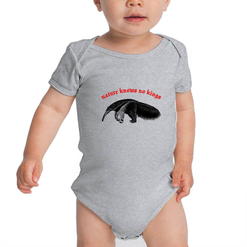 Nature Knows No Kings Nihilist Anteater Design Baby Bodysuit by qulonuhun | Artistshot