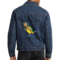 Turtle Running Club Men Denim Jacket | Artistshot