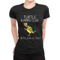 Turtle Running Club Ladies Fitted T-shirt | Artistshot