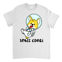 Space Corgi Funny Classic T-shirt | Artistshot