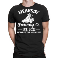 Womens Funny Quote Objection Hearsay Home Of The Mega Pint V Neck T Sh T-shirt | Artistshot