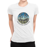 Nihilism Forever,v Intage Medieval Humor Illustration Design Ladies Fitted T-shirt | Artistshot