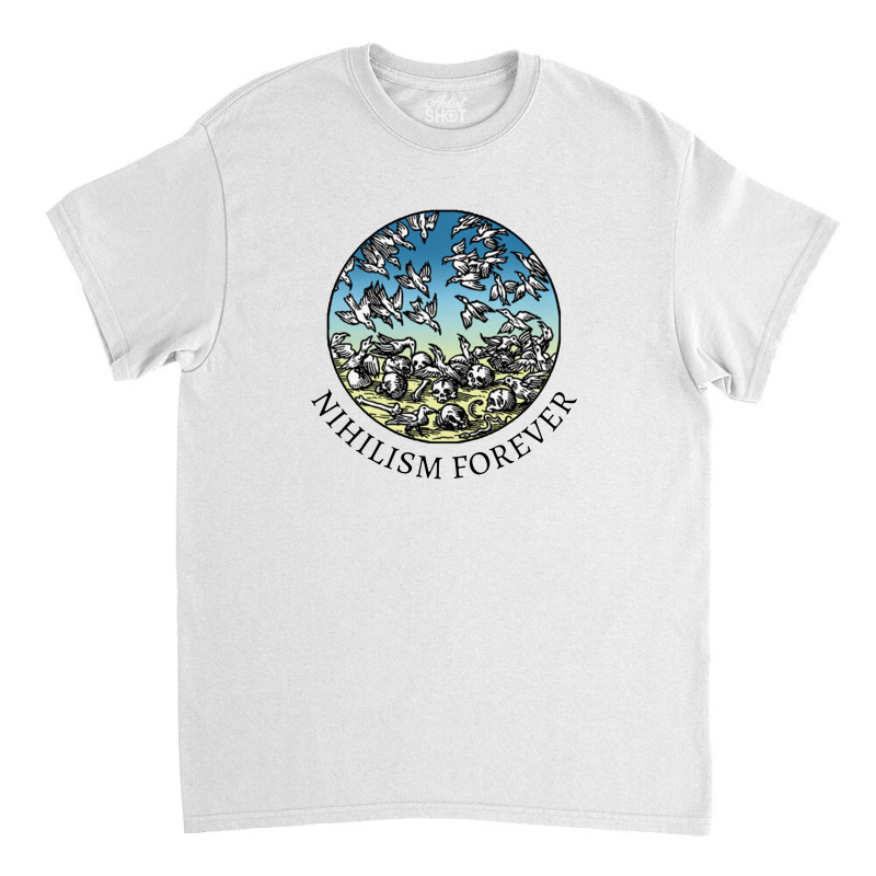 Nihilism Forever,v Intage Medieval Humor Illustration Design Classic T-shirt by qulonuhun | Artistshot