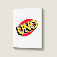 Uno Card Game Portrait Canvas Print | Artistshot