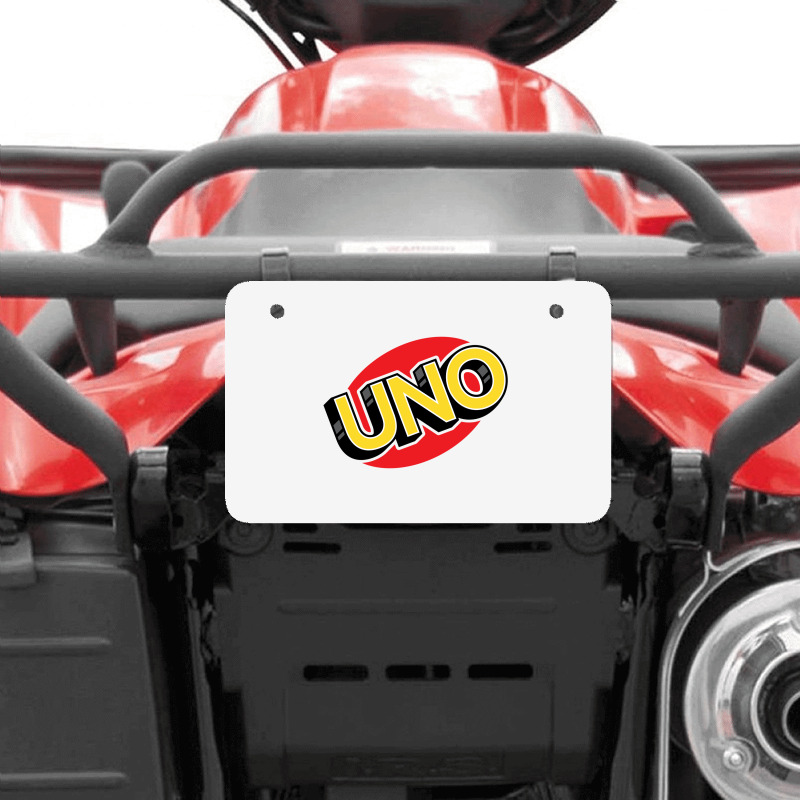 Uno Card Game Atv License Plate | Artistshot