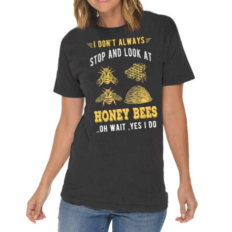 Bee Beekeeper Funny Apiarists & Bee Keeping Enthusiasts Gift Beekeeper Vintage T-shirt | Artistshot