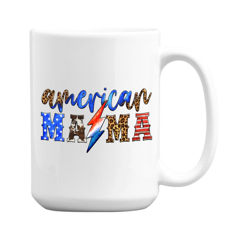 American Mama Thunderbolt 15 Oz Coffee Mug | Artistshot