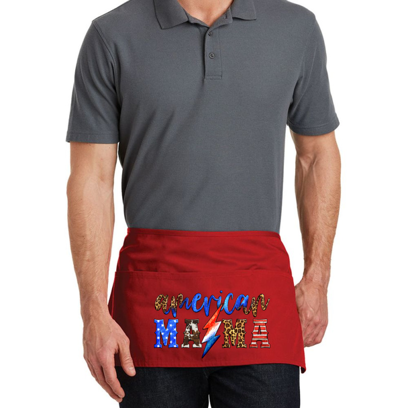 American Mama Thunderbolt Waist Apron | Artistshot