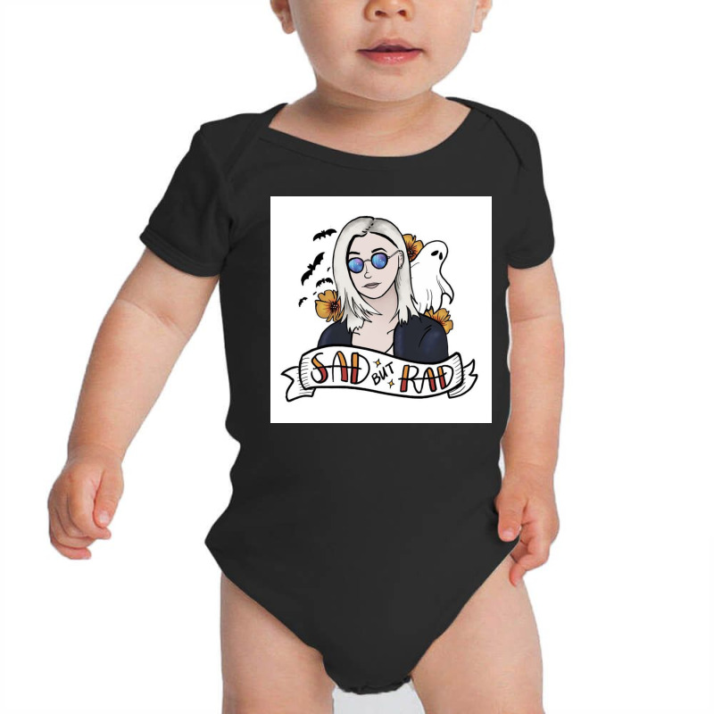 Phoebebridgers Sad But Rad Baby Bodysuit | Artistshot