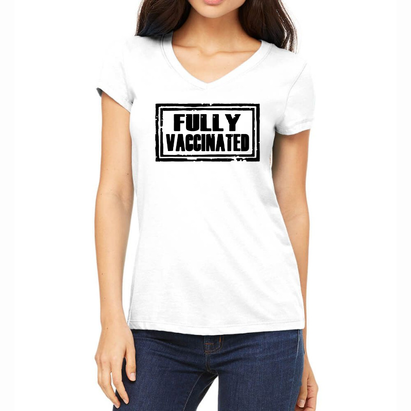 Quarantine Vaccine Pro Vaccination Women's V-Neck T-Shirt by Garden Store | Artistshot