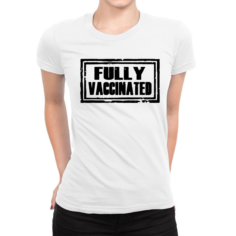 Quarantine Vaccine Pro Vaccination Ladies Fitted T-Shirt by Garden Store | Artistshot