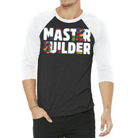 Master Builder Kids Building Blocks Bricks Toys Gift T Shirt 3/4 Sleeve Shirt | Artistshot