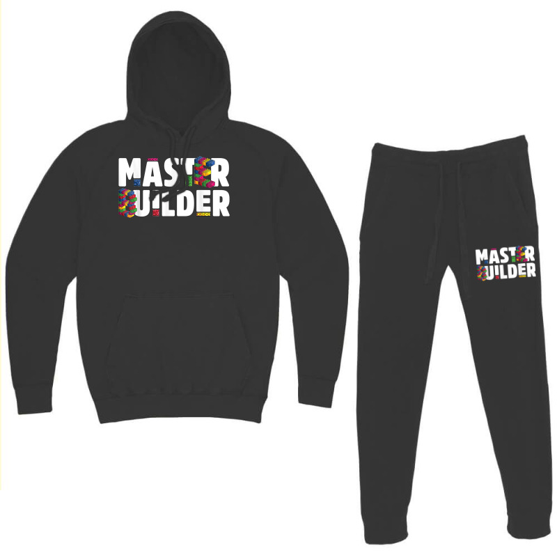 Master Builder Kids Building Blocks Bricks Toys Gift T Shirt Hoodie & Jogger Set | Artistshot