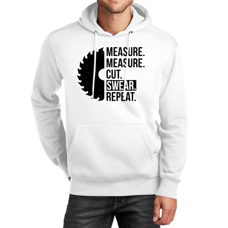 Funny Measure Cut Swear Handyman Unisex Hoodie | Artistshot