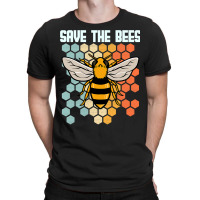 Bee Beekeeper Save The Bees Shirts Women Funny Bee Graphic Vintage Ret T-shirt | Artistshot