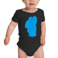 Freshwater Lake Tahoe Map California Sierra Nevada T Shirt Baby Bodysuit | Artistshot