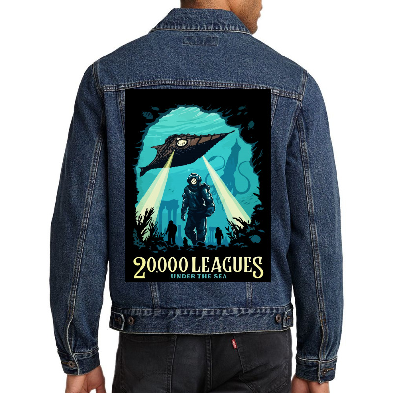 A World Tour Underwater Men Denim Jacket by Mutmainahyasir | Artistshot