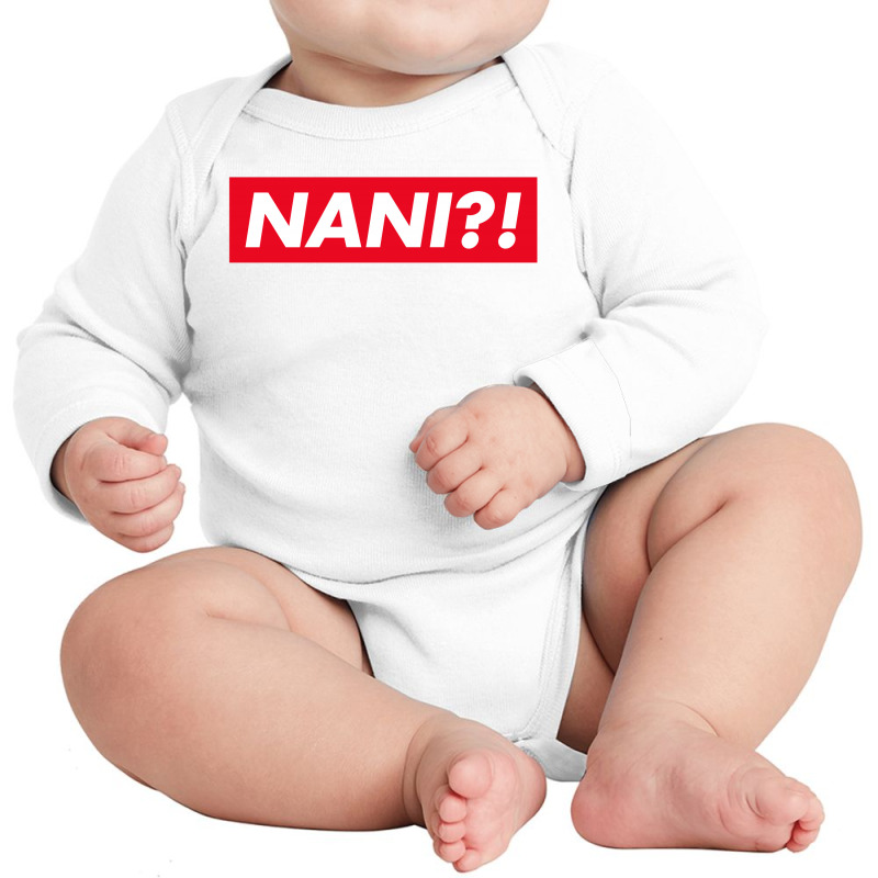 Nani ?! Long Sleeve Baby Bodysuit by smartlamsa | Artistshot