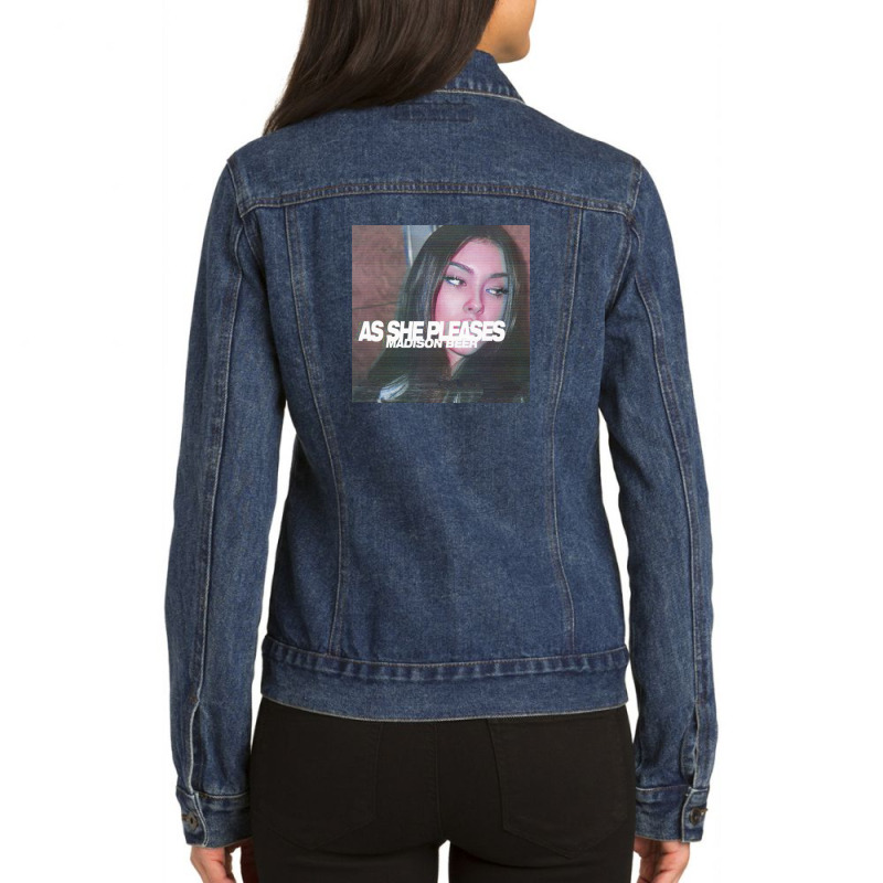 As She Pleases Beer Showaa Ladies Denim Jacket | Artistshot