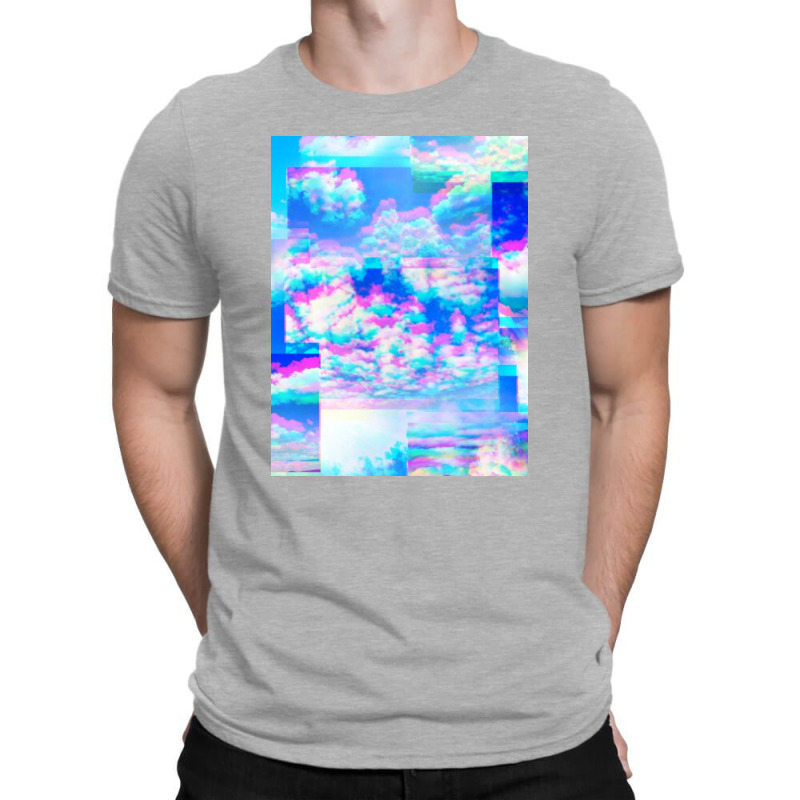 Skies = Sky, Clouds, Aesthetic, Dream, Weird, Glitch, Trippy T-shirt | Artistshot