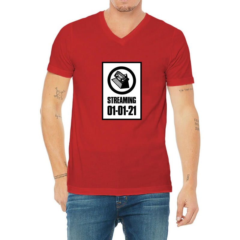 Radio Station V-Neck Tee by sanjayaputra | Artistshot