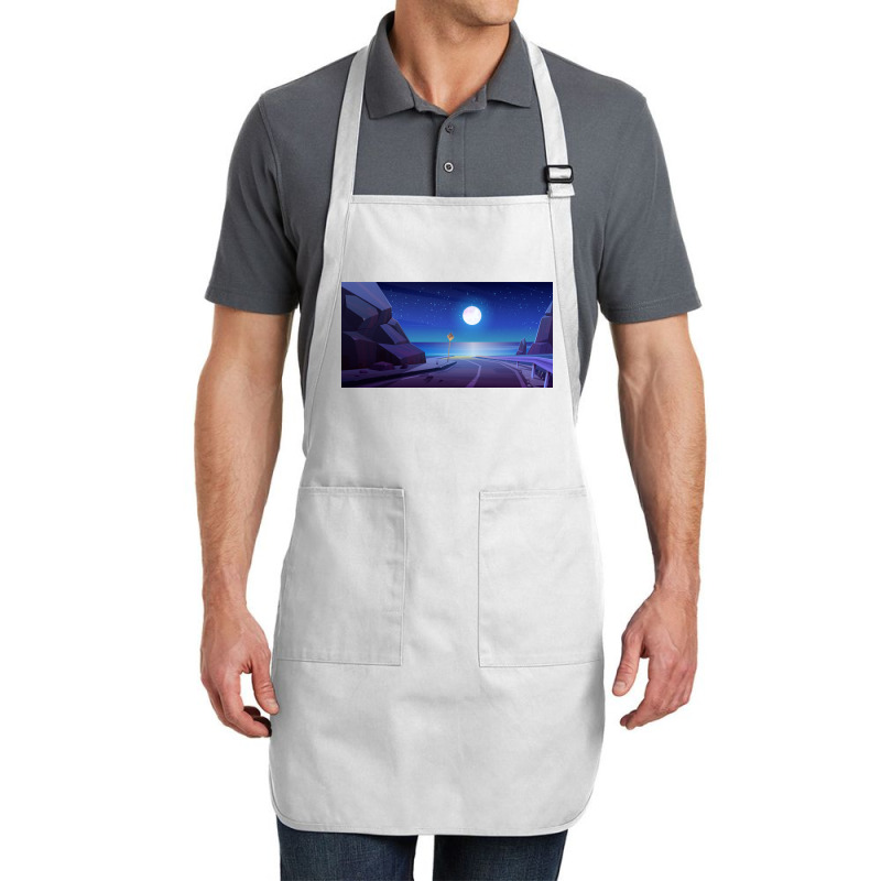 Night Trip Full-length Apron | Artistshot