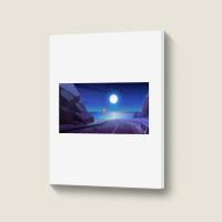 Night Trip Portrait Canvas Print | Artistshot