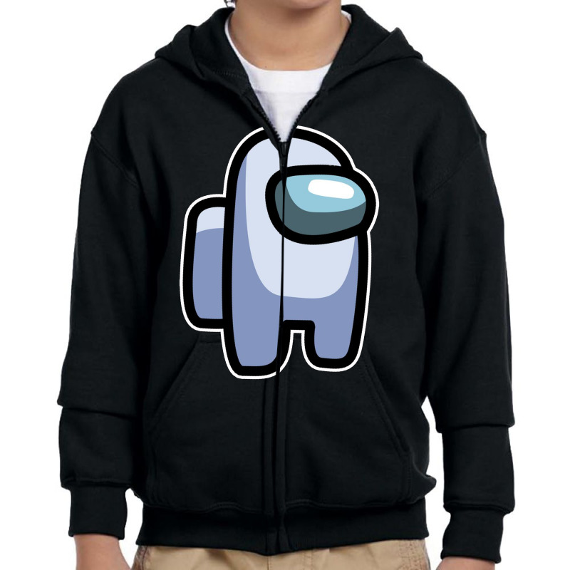 You Among Me My Son And Us Best Gift For Child  Who Love Game Youth Zipper Hoodie by home12 | Artistshot