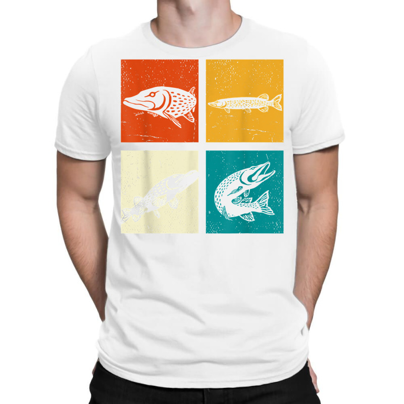 Pop Art Underwater Fishkeeping Fishing Pike Retro Fish T Shirt T-shirt | Artistshot