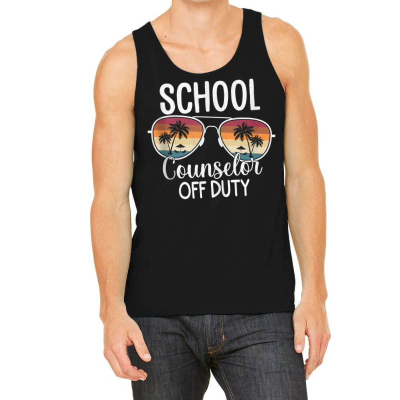 Summer Vacation School End Of Year School Counselor Off Duty Tank Top Tank Top | Artistshot