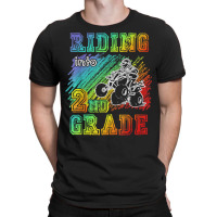 Riding Into 2nd Grade Atv Quad Rider Boy Funny T Shirt T-shirt | Artistshot