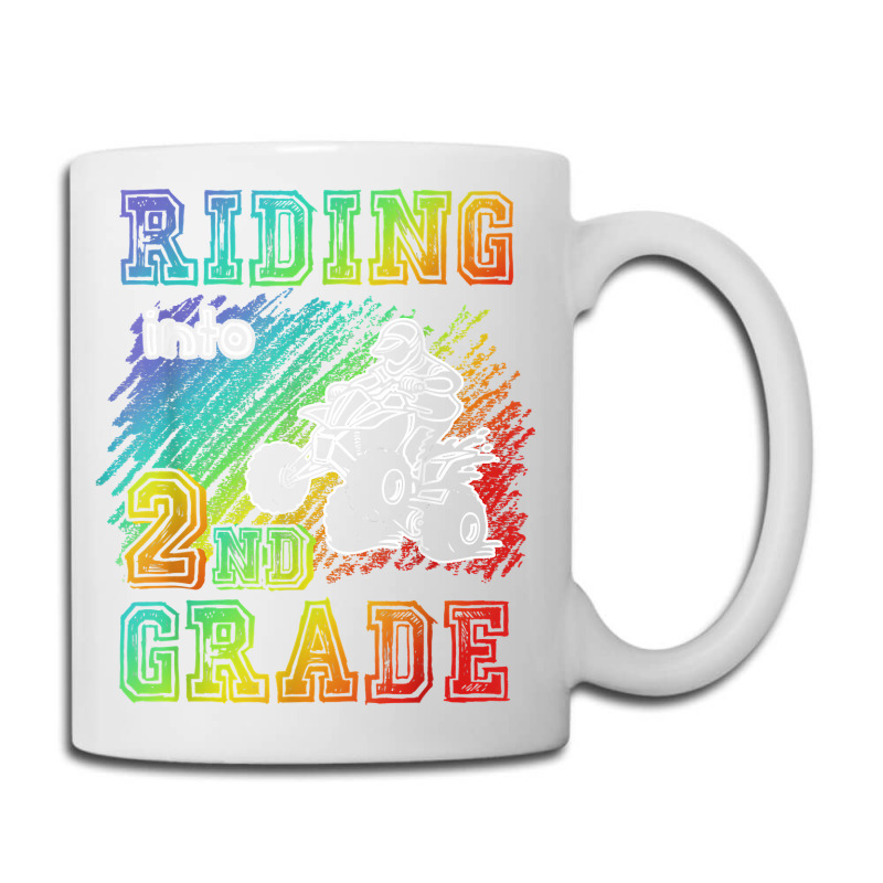 Riding Into 2nd Grade Atv Quad Rider Boy Funny T Shirt Coffee Mug | Artistshot