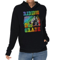 Riding Into 2nd Grade Atv Quad Rider Boy Funny T Shirt Lightweight Hoodie | Artistshot