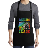 Riding Into 2nd Grade Atv Quad Rider Boy Funny T Shirt Medium-length Apron | Artistshot