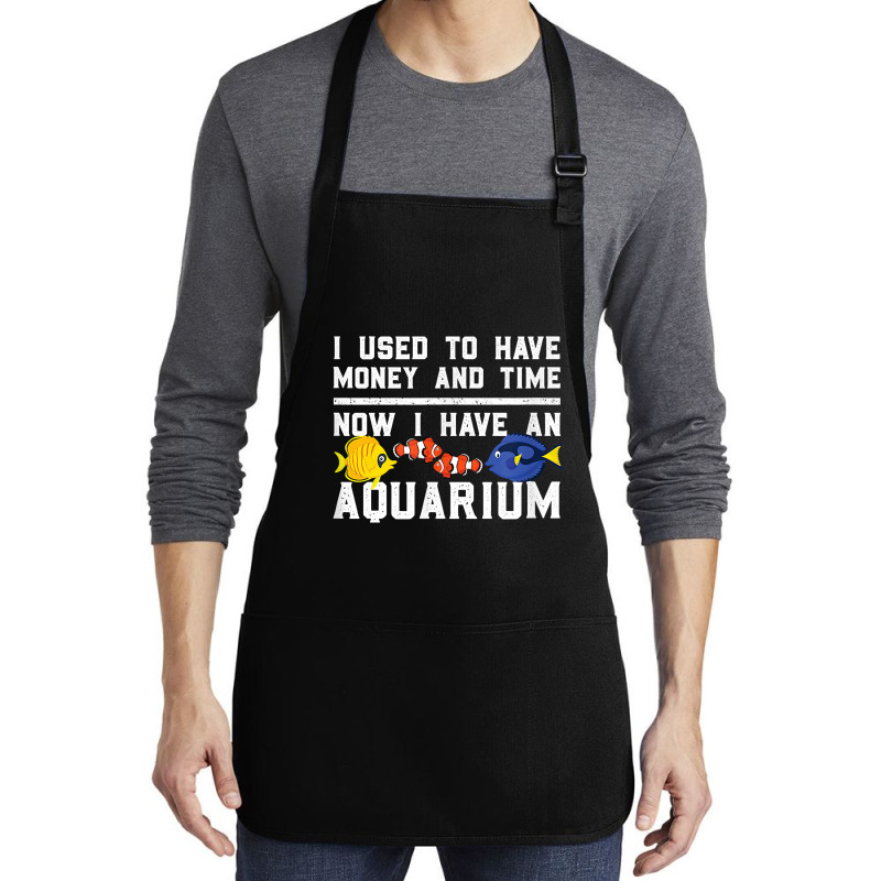 Saltwater Aquarium   Fishkeeping   Fish Keeper T Shirt Medium-length Apron | Artistshot