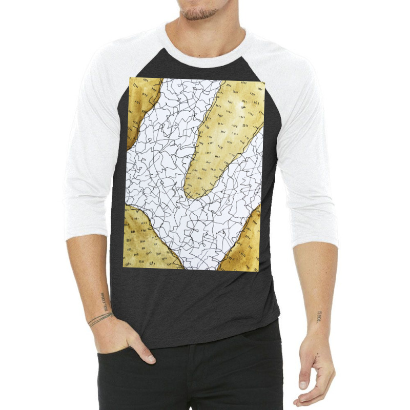 Abstract Doodle Art 3/4 Sleeve Shirt | Artistshot