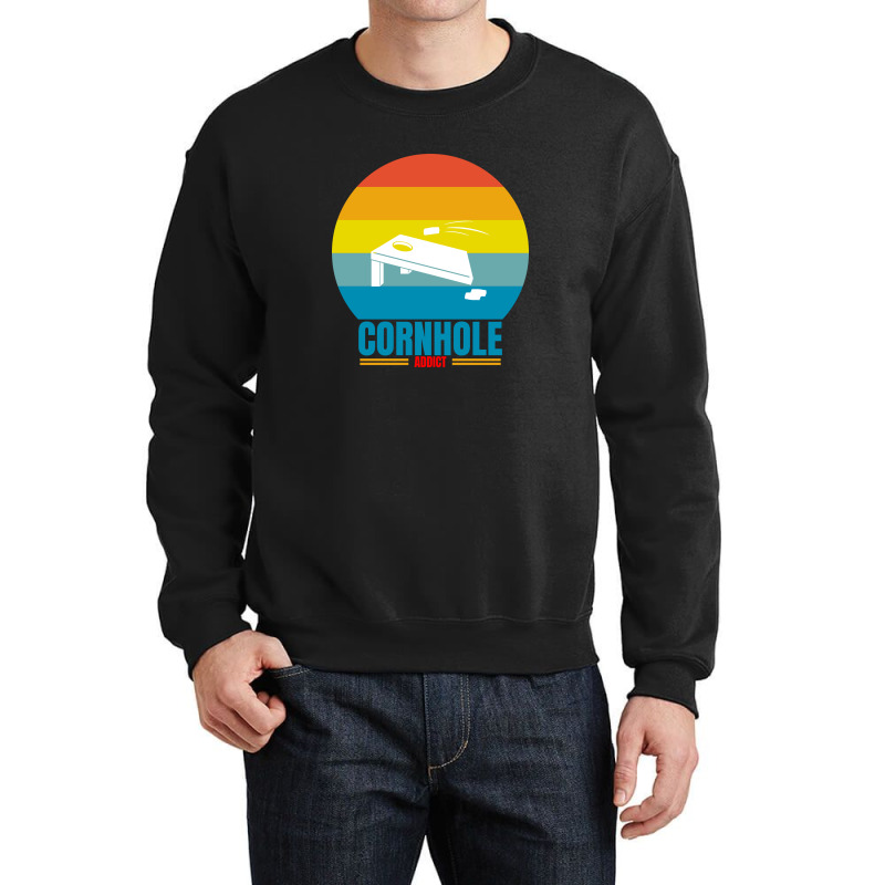 Cornhole Addict Crewneck Sweatshirt | Artistshot