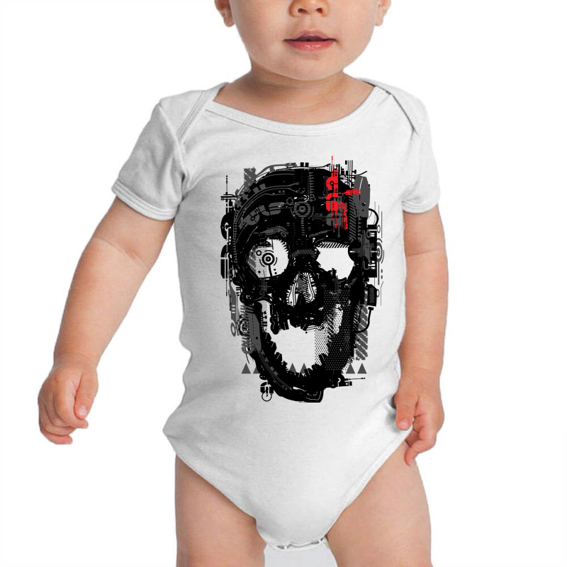 Skullci-fi Baby Bodysuit by Quilimo | Artistshot