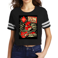 American Independent Record Label Sun Records Scorecard Crop Tee | Artistshot