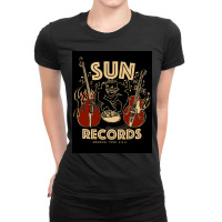 American Independent Record Label Sun Records Ladies Fitted T-shirt | Artistshot