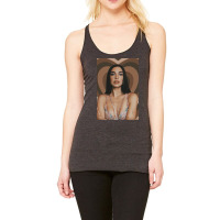 Dua Take A Photo With A Brown Background Love Racerback Tank | Artistshot