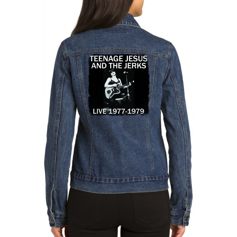 Teenage Jesus And The Jerks Live 1977 - 1979 Ladies Denim Jacket | Artistshot