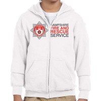 Fire And Rescue Youth Zipper Hoodie | Artistshot